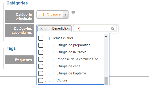 Proposer un élément du culte 6c